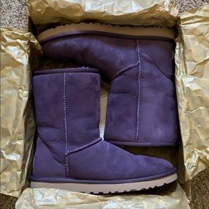 Ugg’s Classic Short Rare Purple Velvet Color